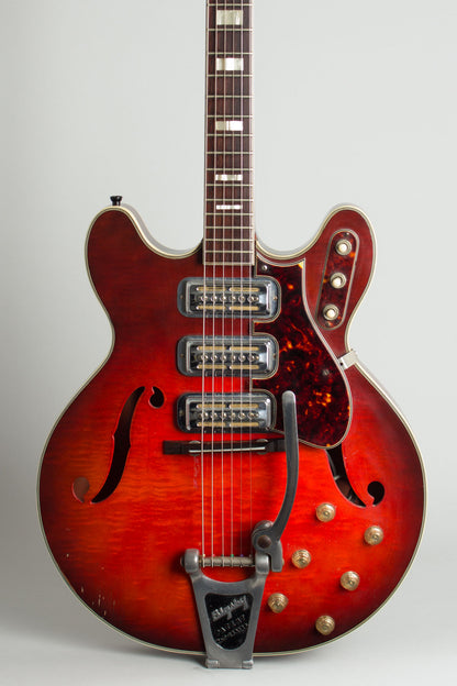 Harmony H78 Heath Model TG-46 Thinline Hollow Body Electric Guitar (1966)