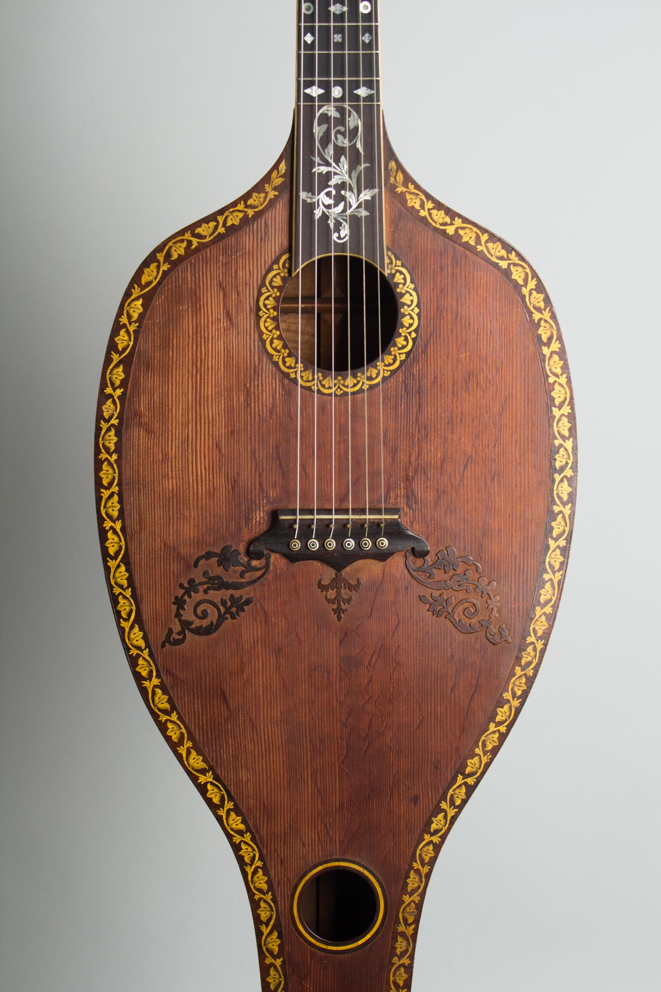 Emilius Nicolai Scherr Patent Harp Guitar Guitar (1825)