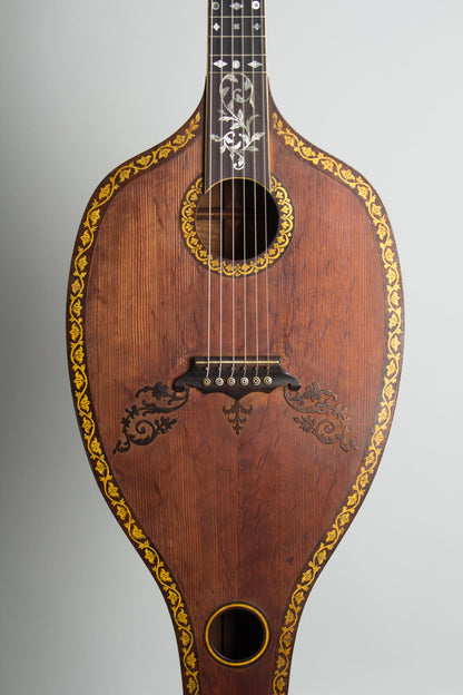 Emilius Nicolai Scherr Patent Harp Guitar Guitar (1825)
