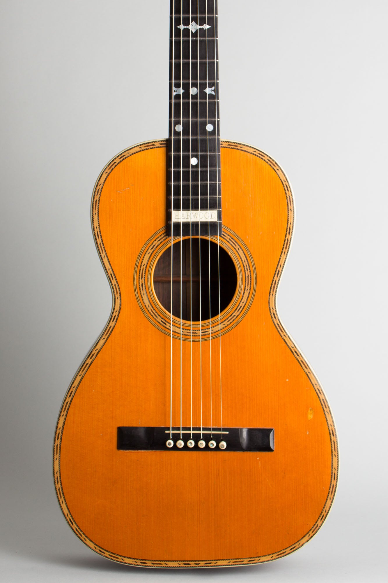 Harwood Flat Top Acoustic Guitar (1910)