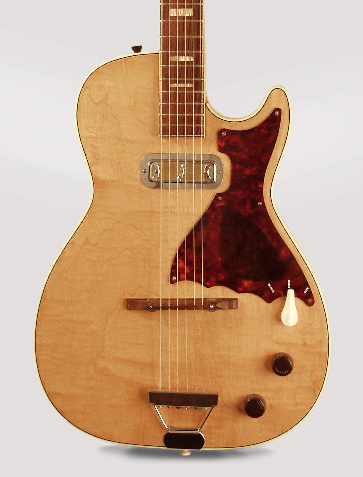 Harmony Stratotone Mercury H-48 Semi-Hollow Body Electric Guitar (1962)