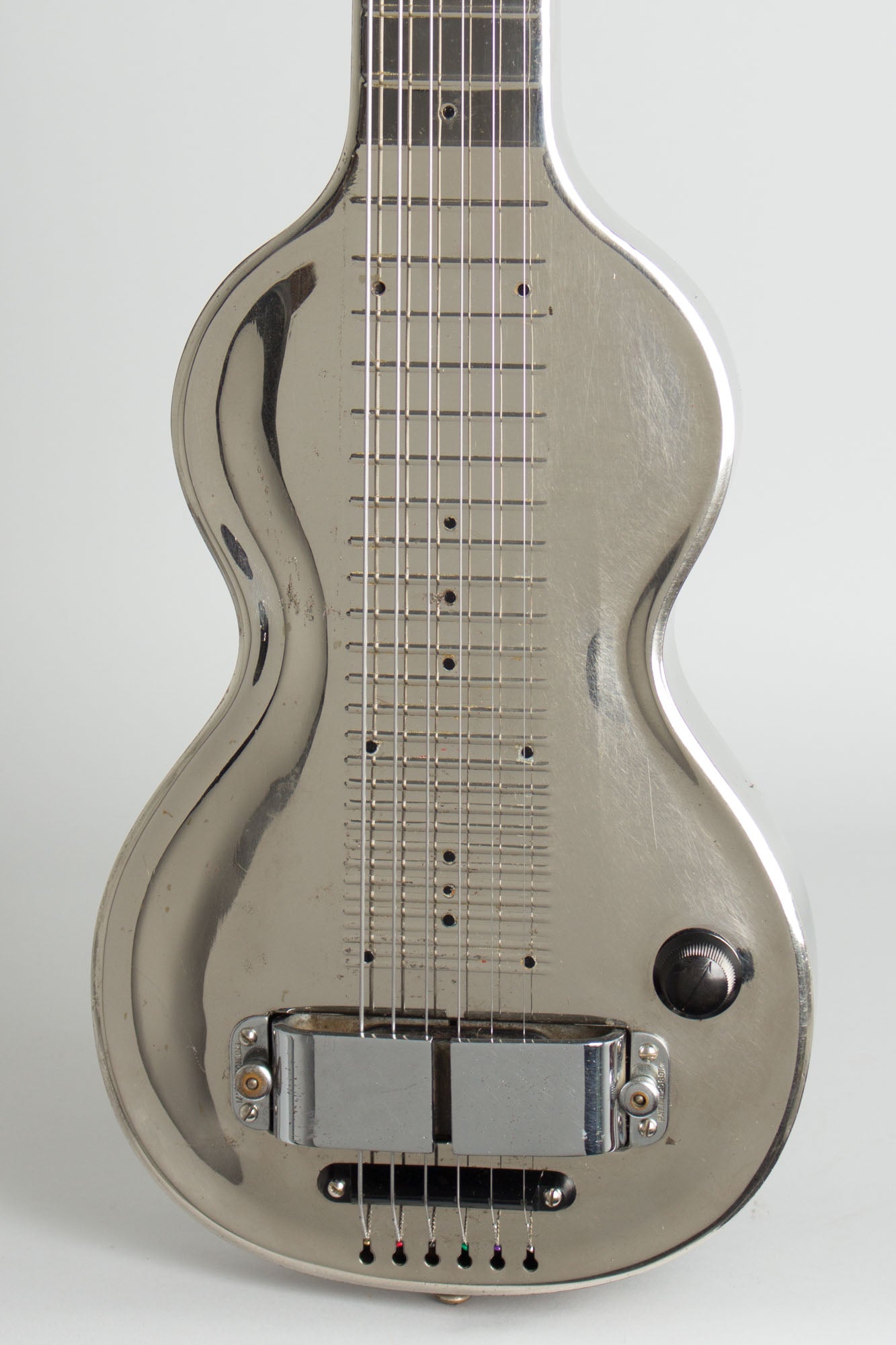 Rickenbacker Silver Hawaiian Lap Steel Electric Guitar (1937)