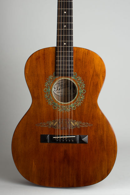 Fraulini Francesca Decal Model 12 String Flat Top Acoustic Guitar