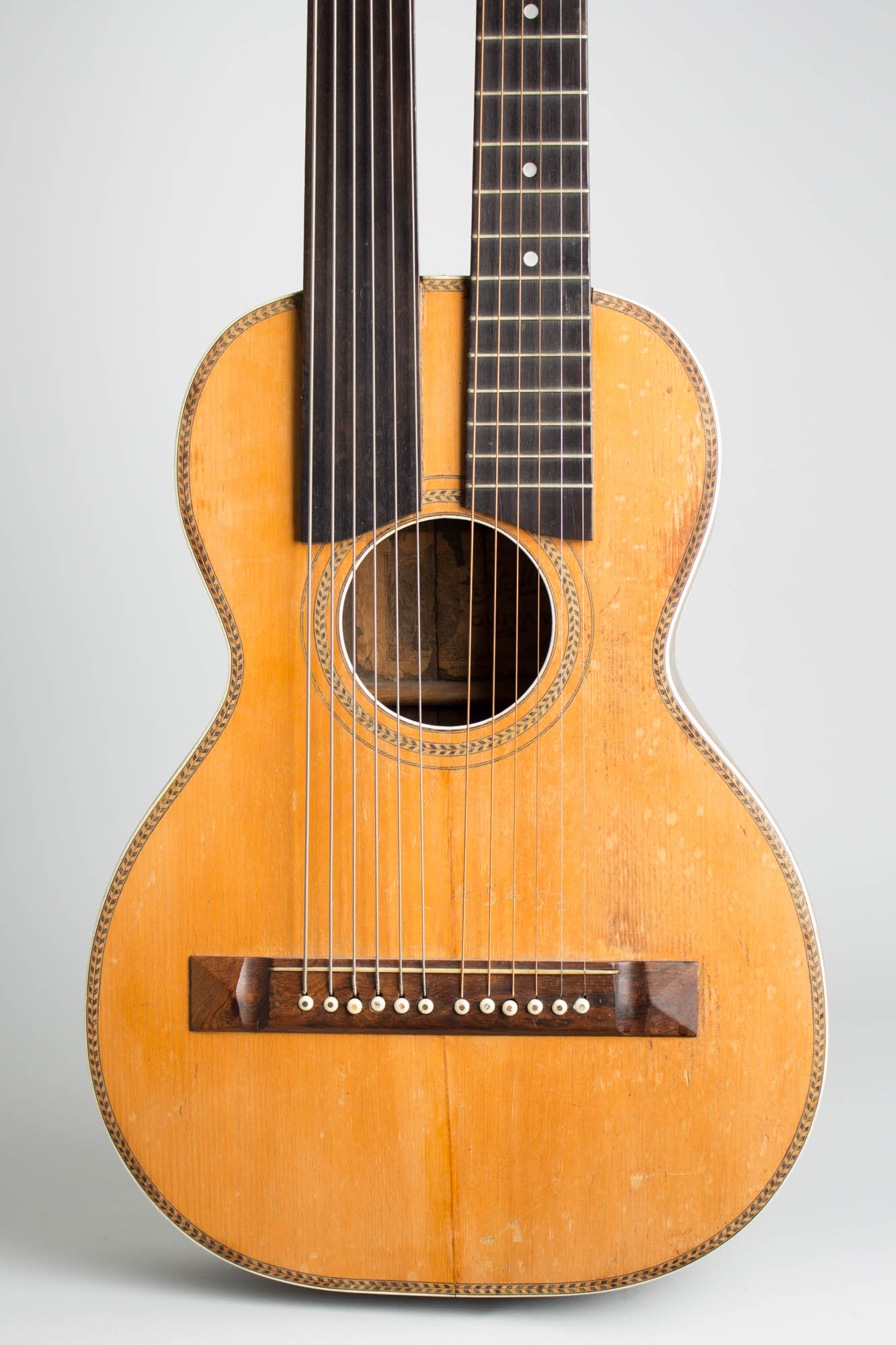 Stella Contra Bass #507DN Harp Guitar (1921)