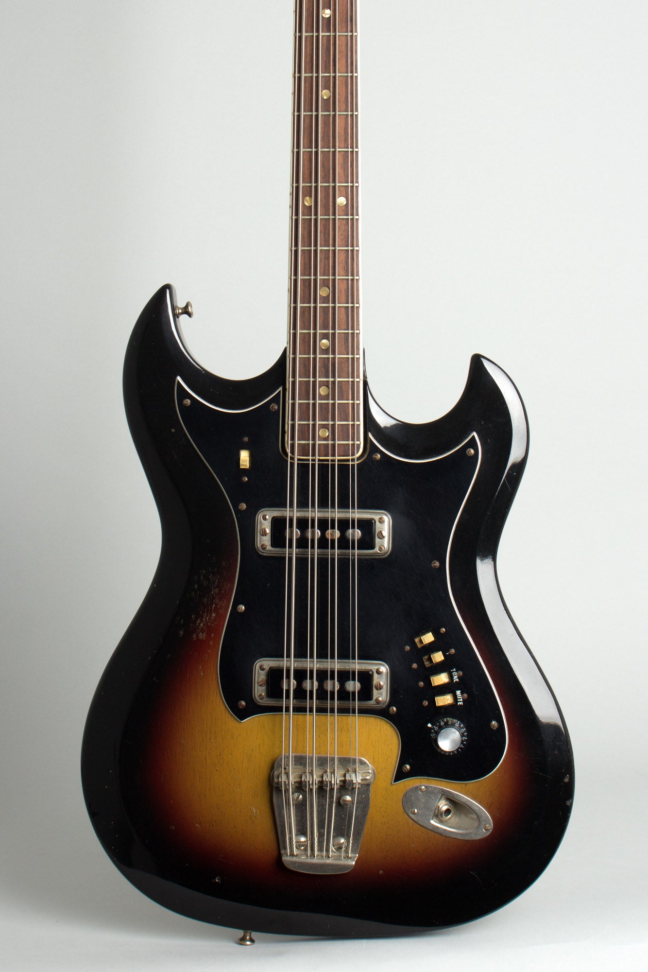 Hagstrom 8-String Bass H-8 Solid Body Electric Bass Guitar (1968)
