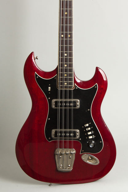 Hagstrom H-8 8-String Bass Solid Body Electric Bass Guitar (1968)