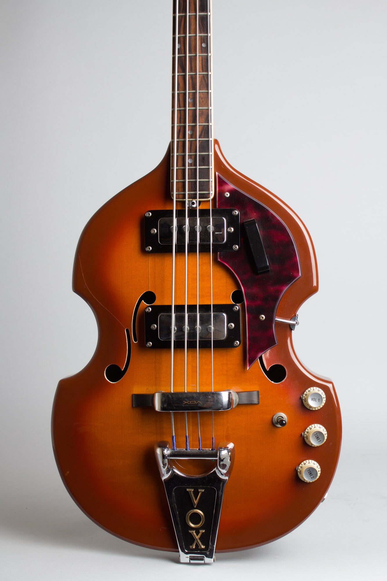 Vox Spyder IV Hollow Body Electric Bass Guitar (1968)