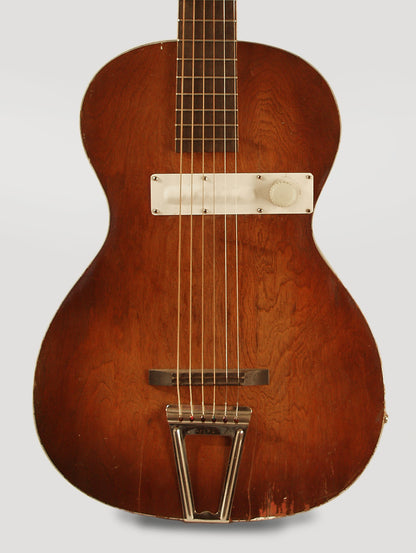 Harmony Silvertone with early Danelectro pickup Flat Top Acoustic-Electric Guitar (1953)