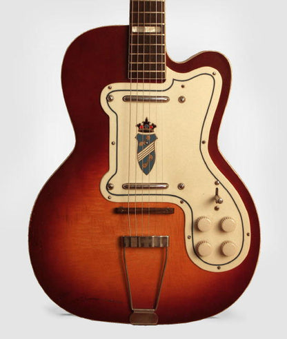 Kay Silvertone Thin Twin Semi-Hollow Body Electric Guitar (1955)