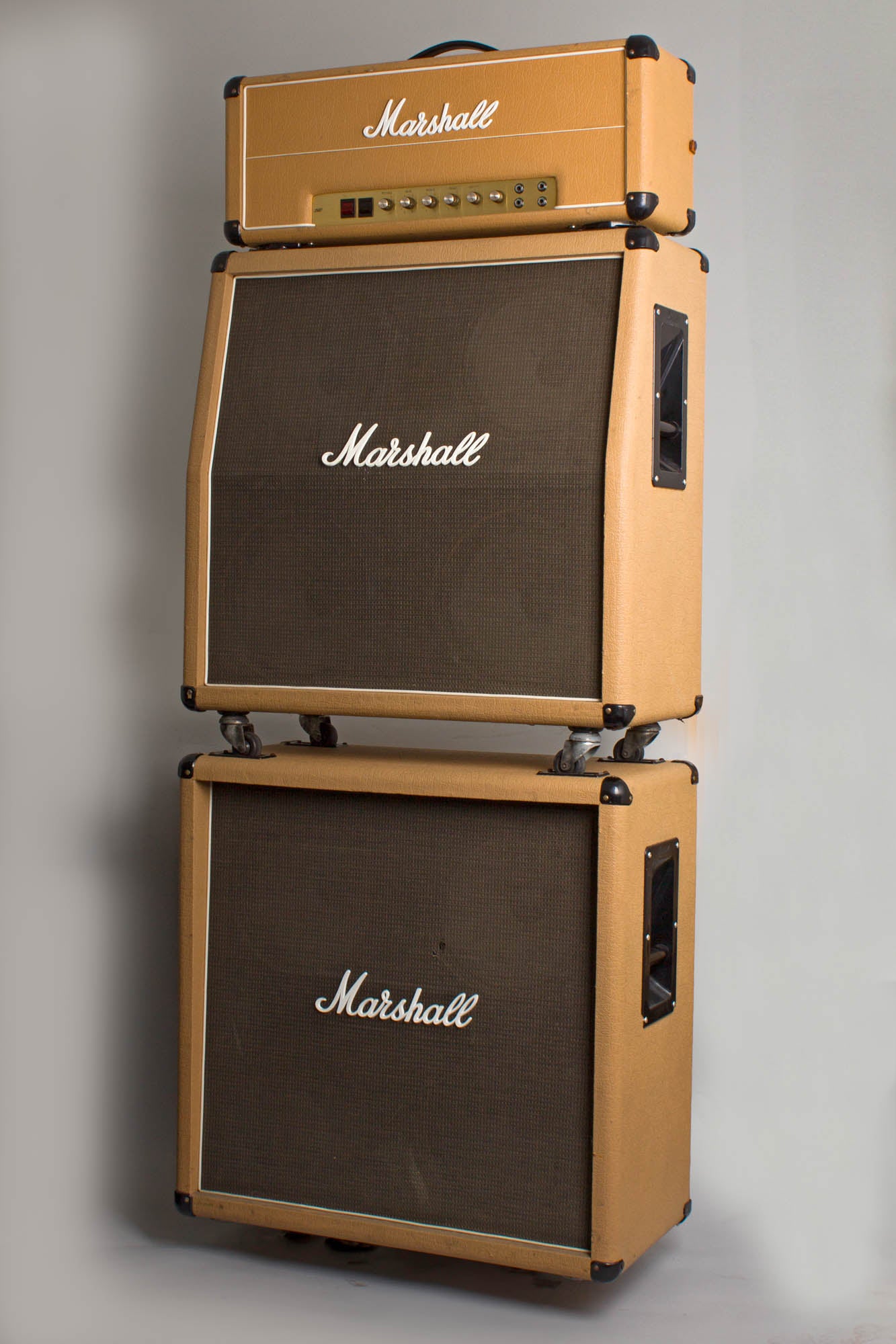 Marshall JMP Model 1987/2187 Lead MKII 50 Watt Tube Full Stack Amplifier (1977)