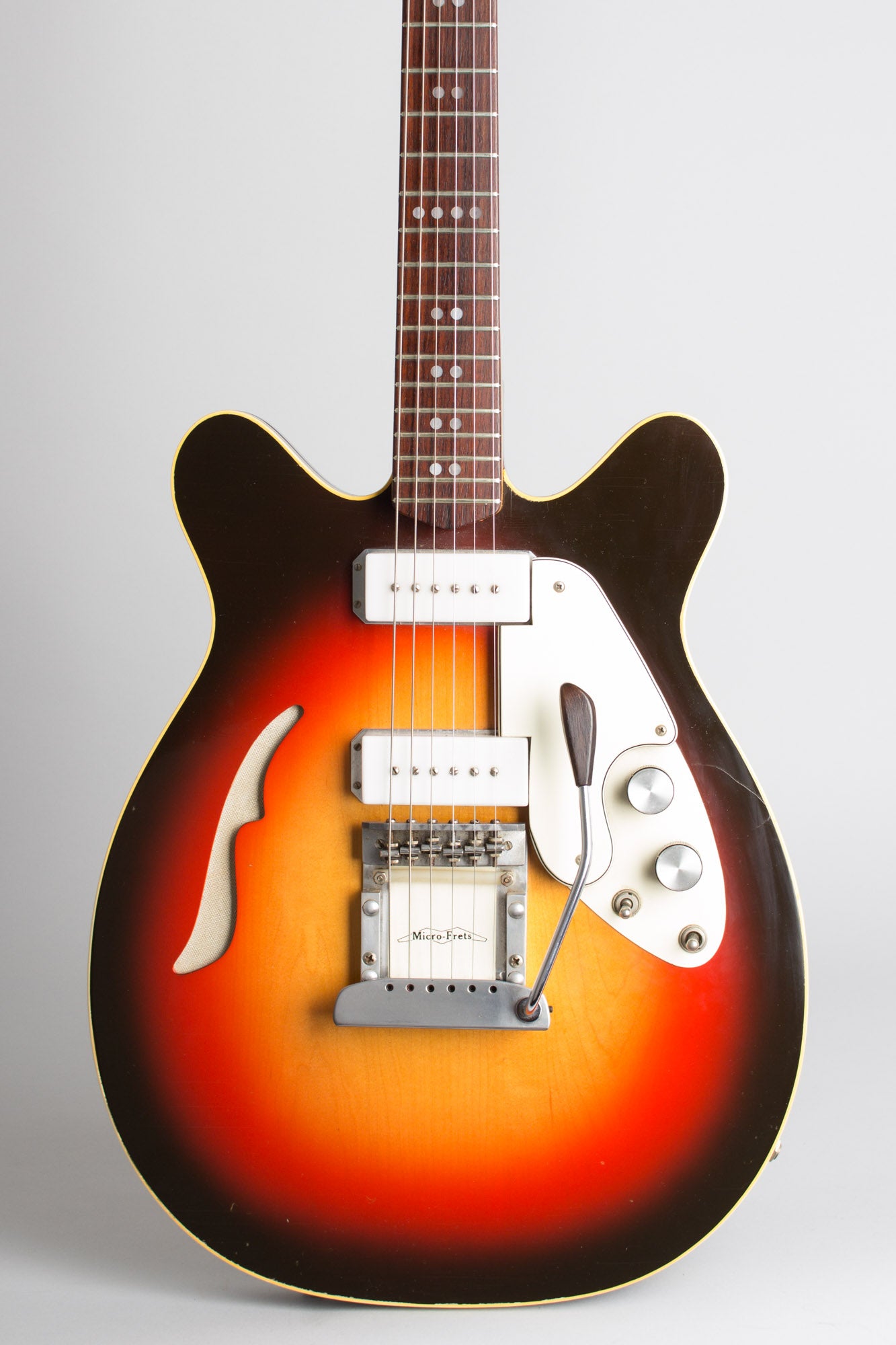 Micro-Frets Spacetone Semi-Hollow Body Electric Guitar (1970)