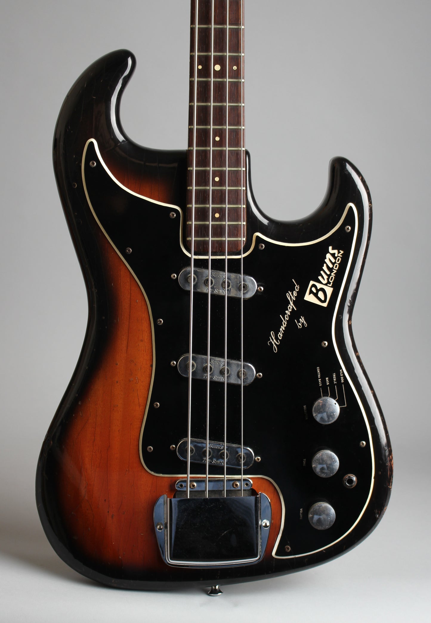 Burns Jazz Bass Solid Body Electric Bass Guitar (1964)