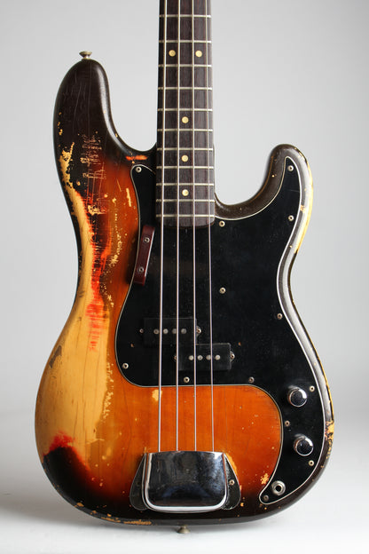 Fender Precision Bass Solid Body Electric Bass Guitar (1974)
