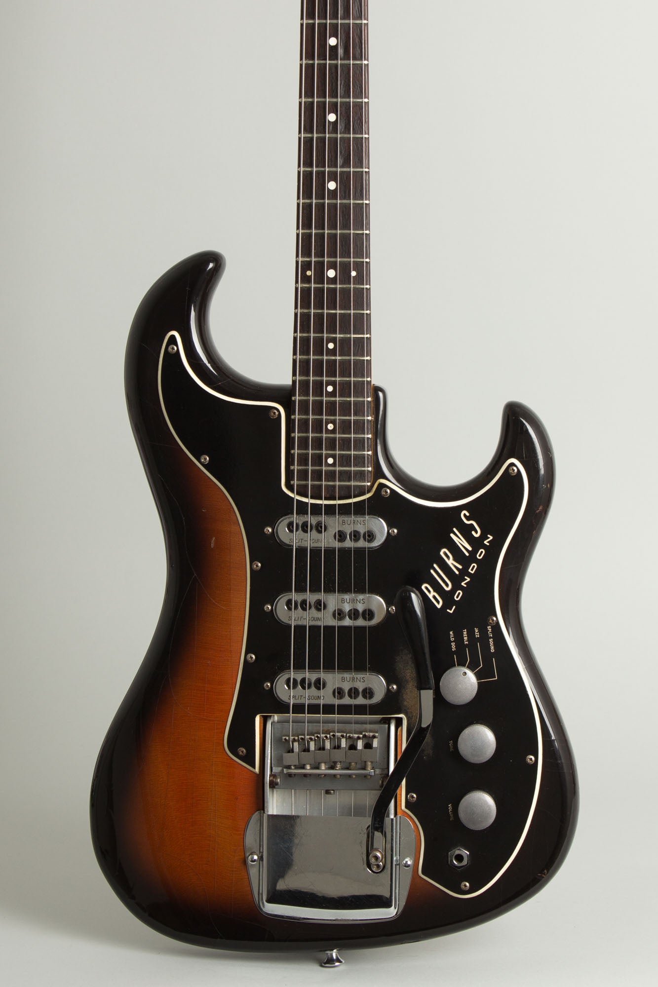 Burns Jazz Split Sound Solid Body Electric Guitar (1964)