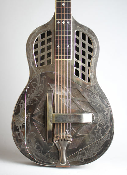National Style 4 Tricone Squareneck Resophonic Guitar (1930)