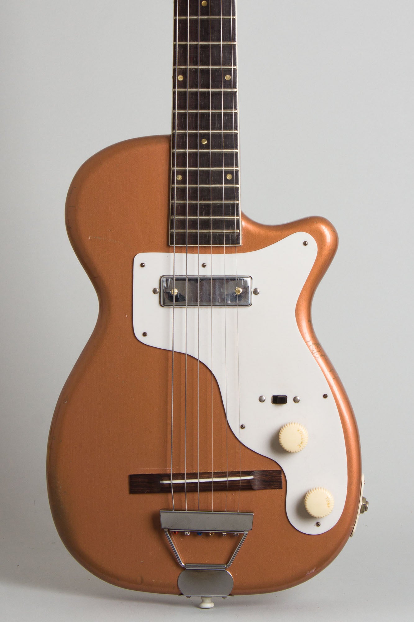Harmony H-44 Stratotone Solid Body Electric Guitar (1956)