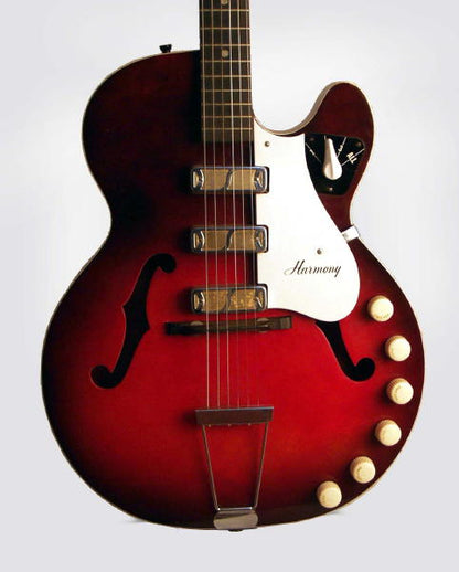 Harmony H-59 Rocket Thinline Hollow Body Electric Guitar (1965)