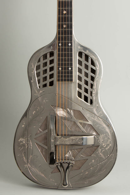 National Style 4 Tricone Squareneck Resophonic Guitar (1932)