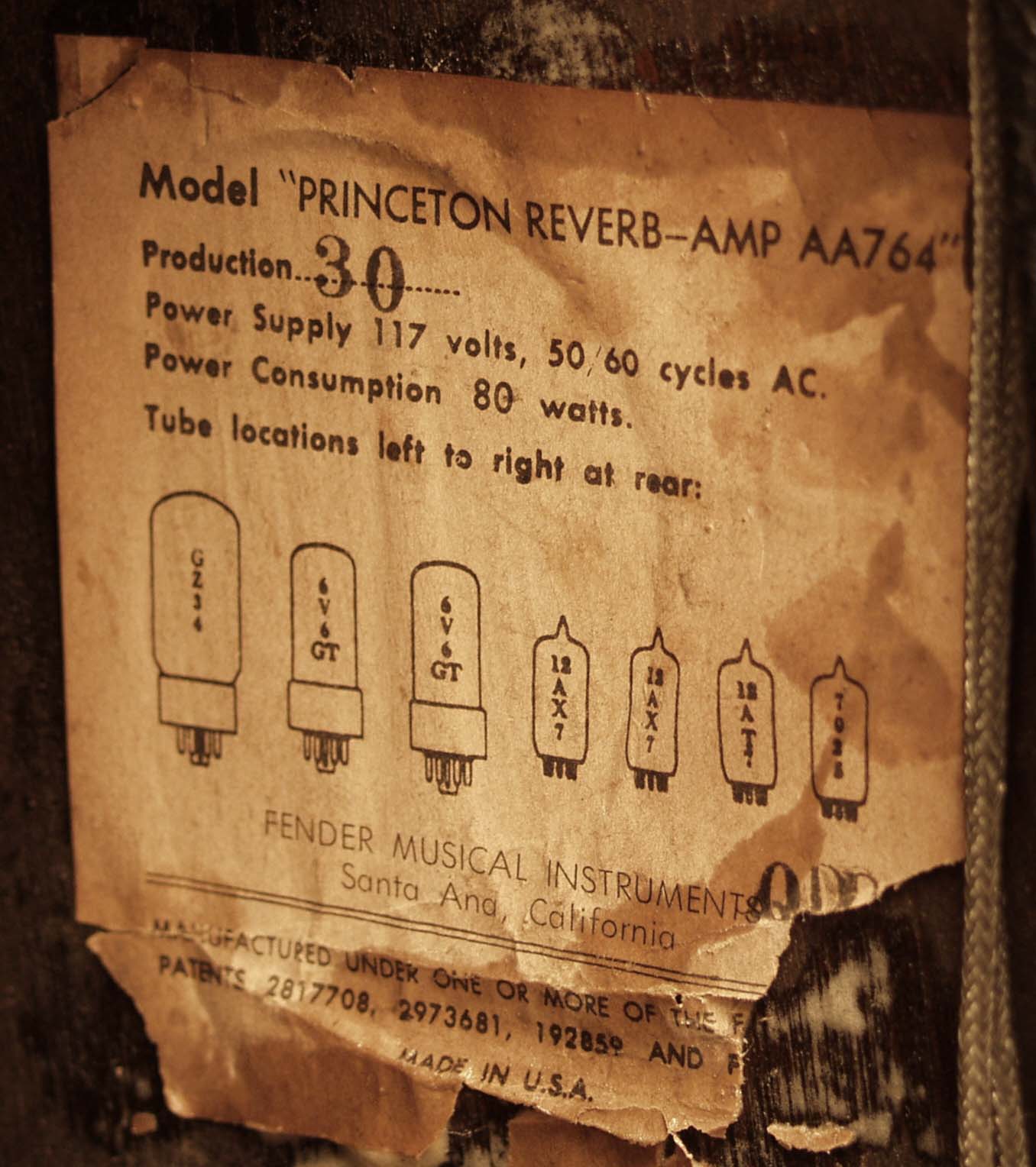 Fender Princeton Reverb-Amp Tube Amplifier (1967)