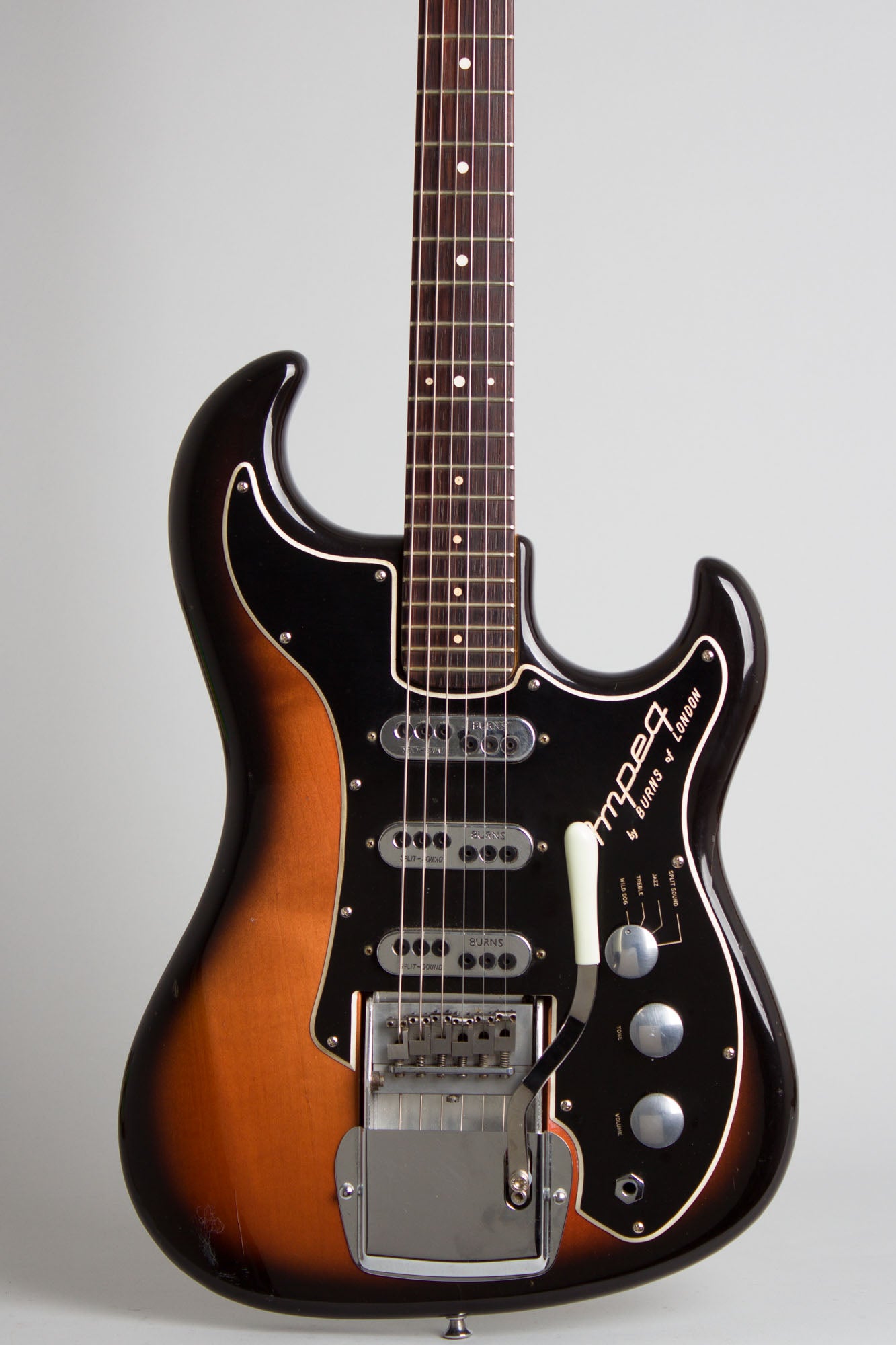 Burns Ampeg Wild Dog EG-1S Jazz Split Sound Solid Body Electric Guitar (1964)