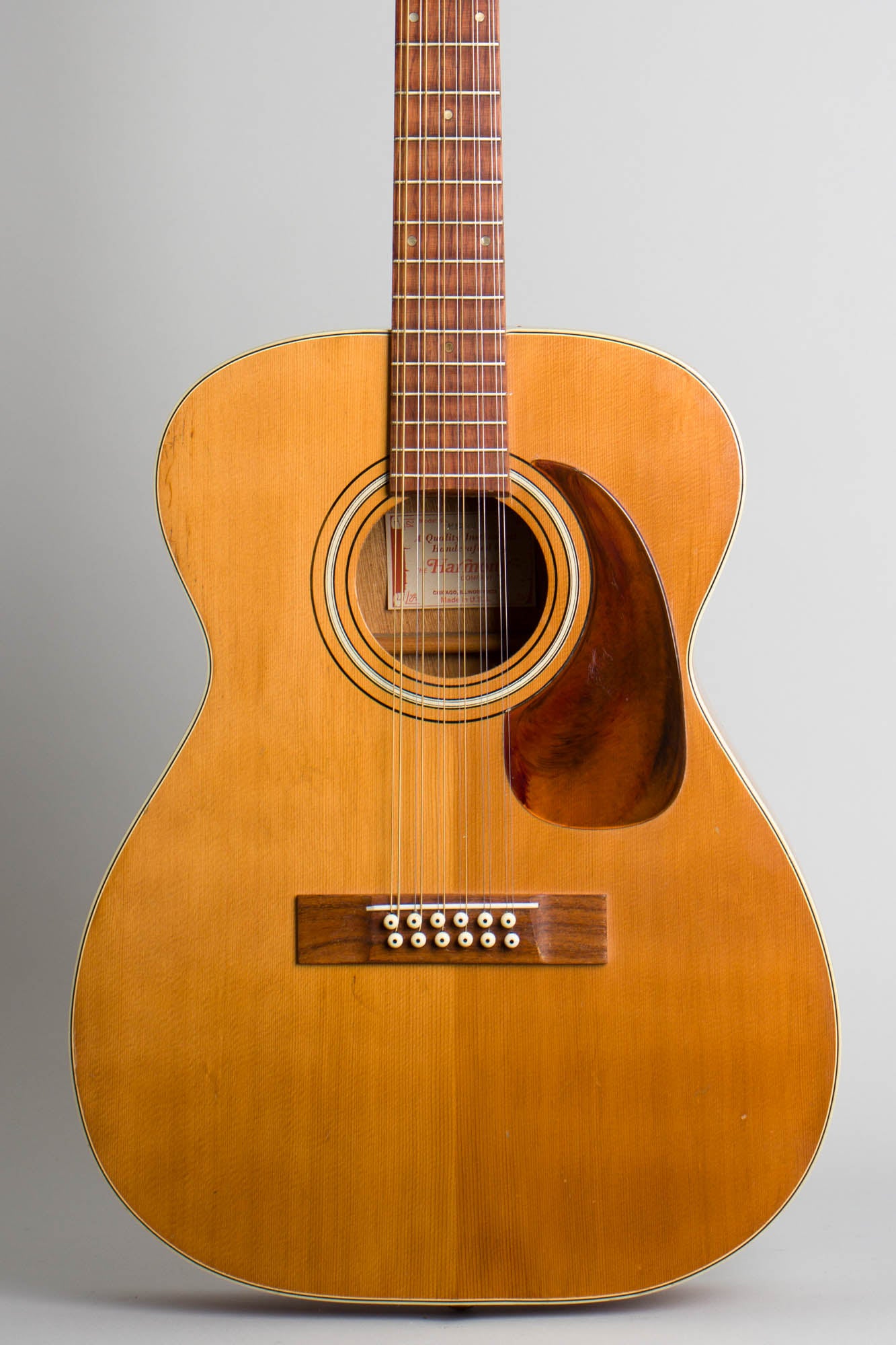 Harmony H-1233 12 String Flat Top Acoustic Guitar (1975)