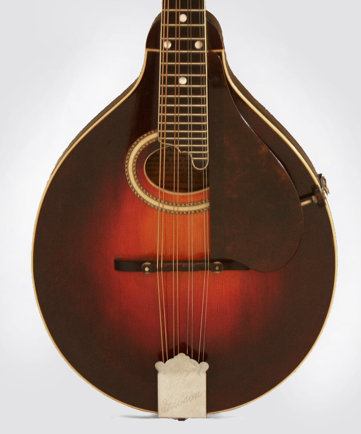 Gibson Style A-4 Snakehead Carved Top Mandolin (1924)
