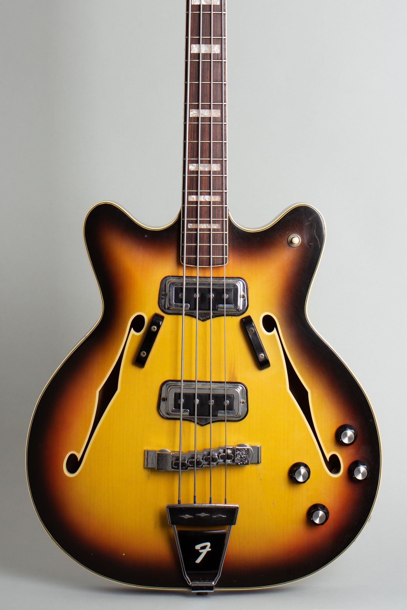 Fender Coronado Bass II Hollow Body Electric Bass Guitar (1967)