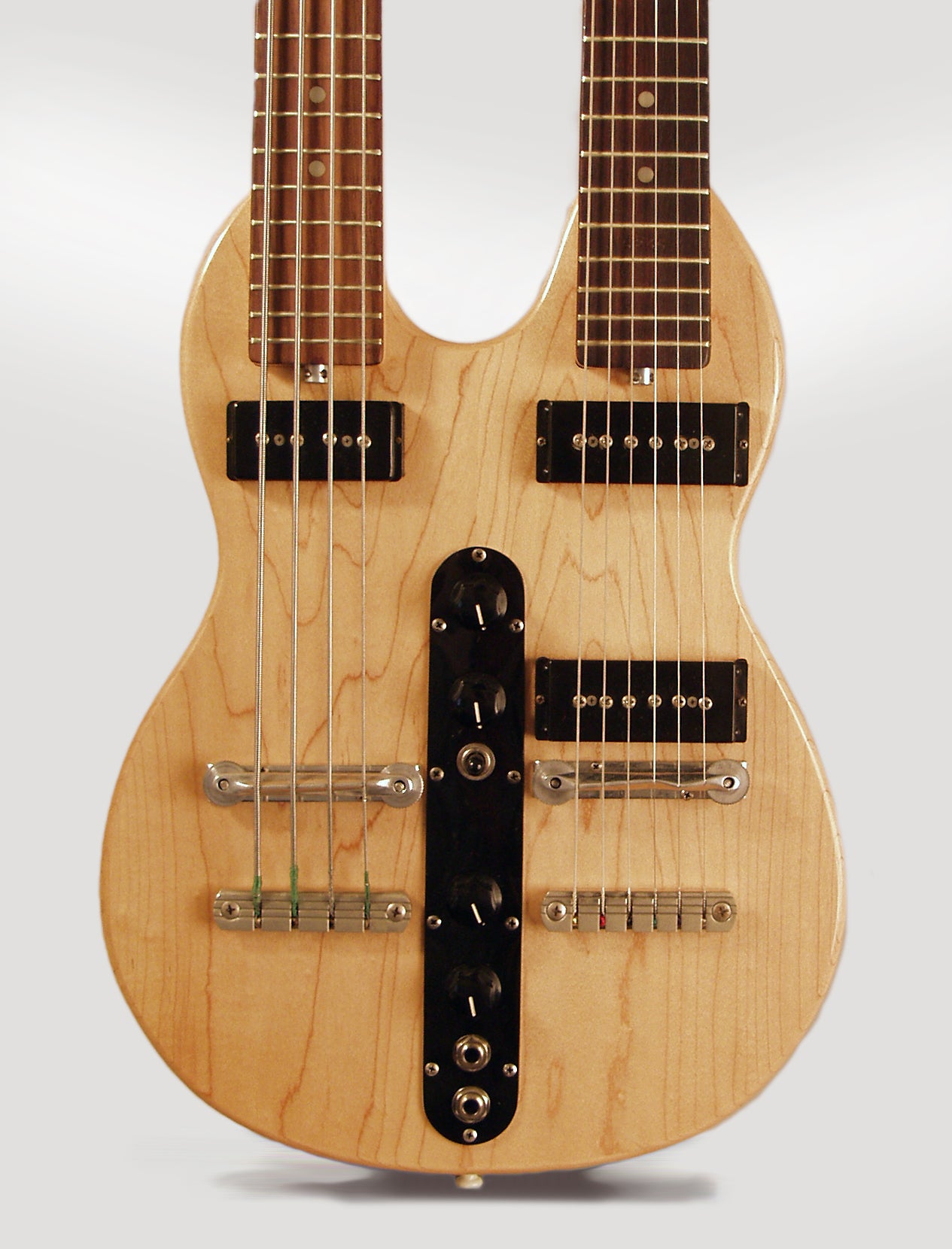 Carvin DBS98B Doubleneck Bass and Guitar Solid Body Electric Guitar (1972)