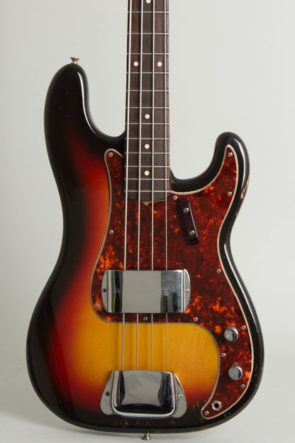 Fender Precision Bass Solid Body Electric Bass Guitar (1963)