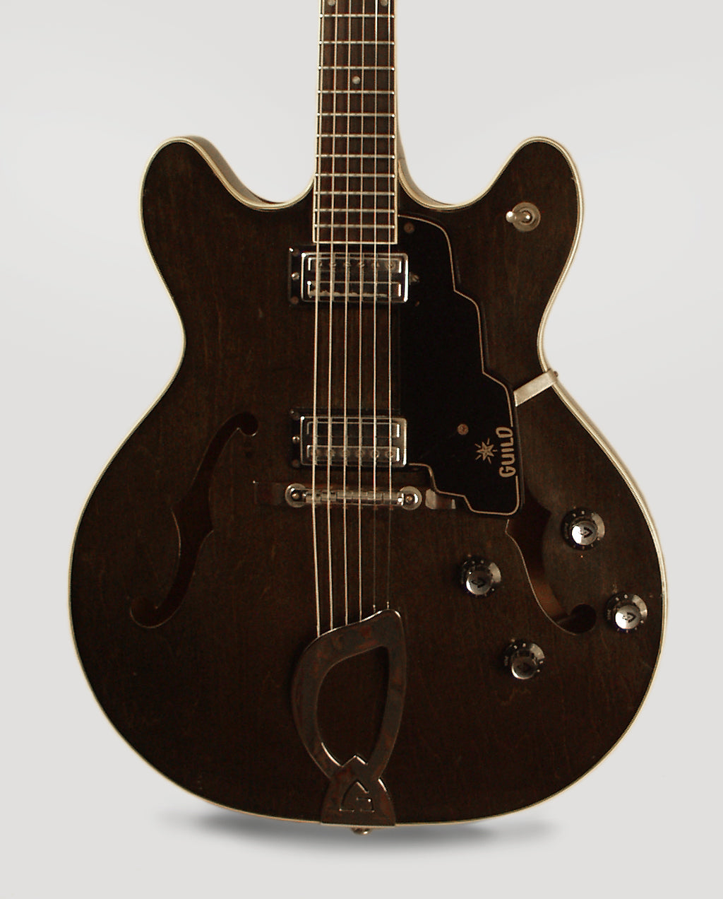 Guild Starfire IV Ebony Semi-Hollow Body Electric Guitar (1966)