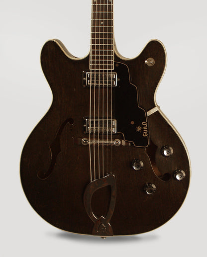 Guild Starfire IV Ebony Semi-Hollow Body Electric Guitar (1966)