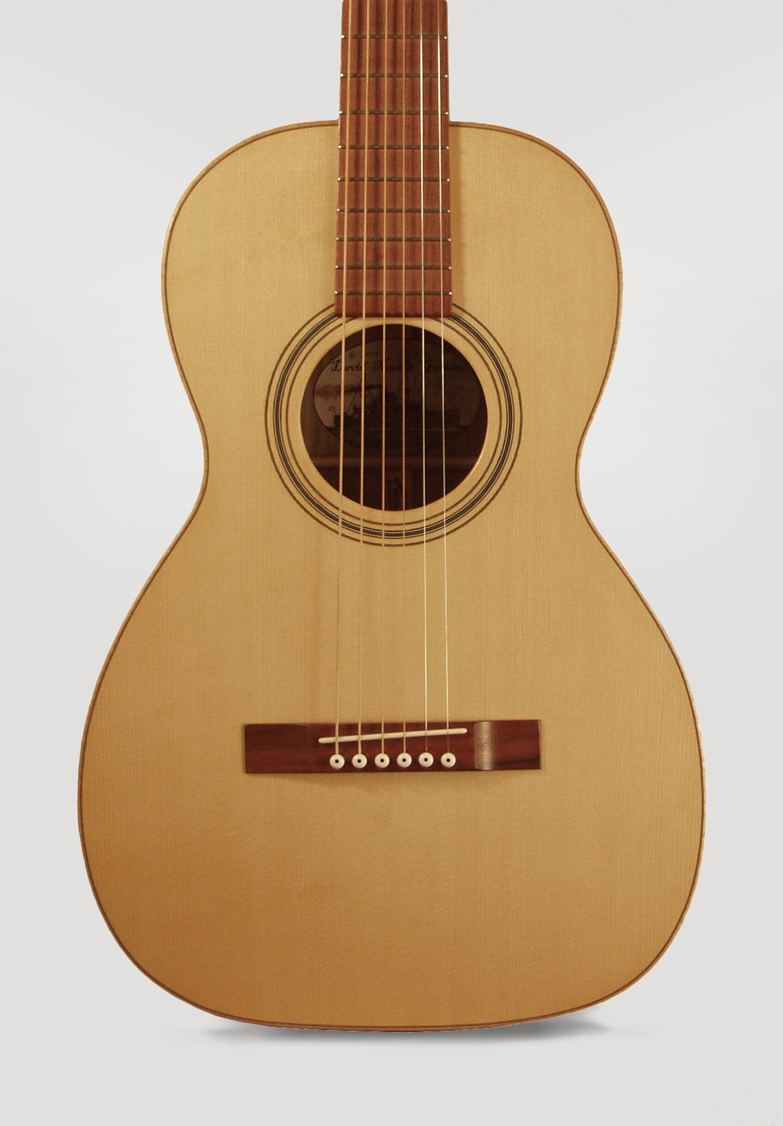 David Newton Size 1 Red Gum and Carpathian Spruce Flat Top Acoustic Guitar (2014)