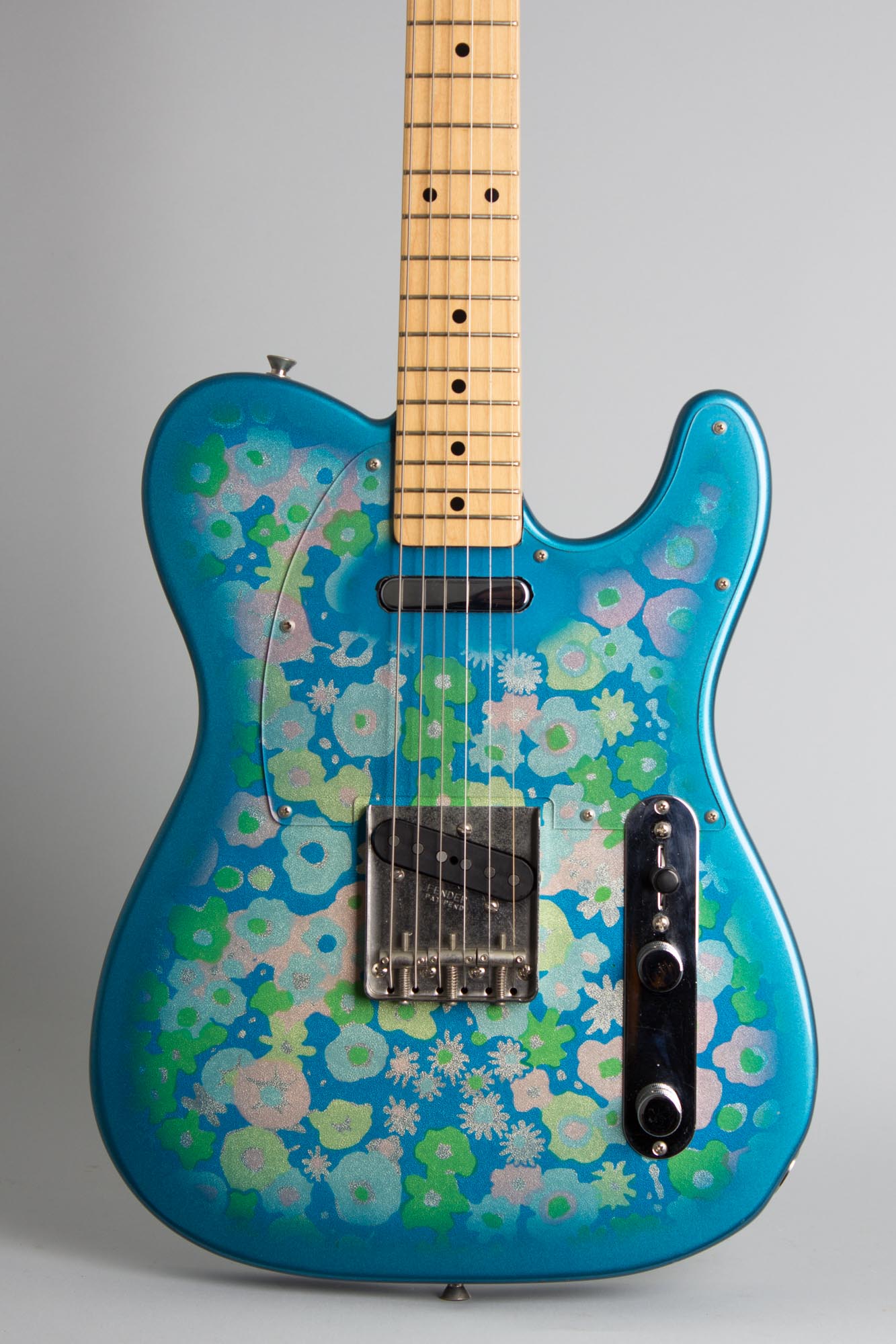 Fender Blue Floral Telecaster Solid Body Electric Guitar (2006)