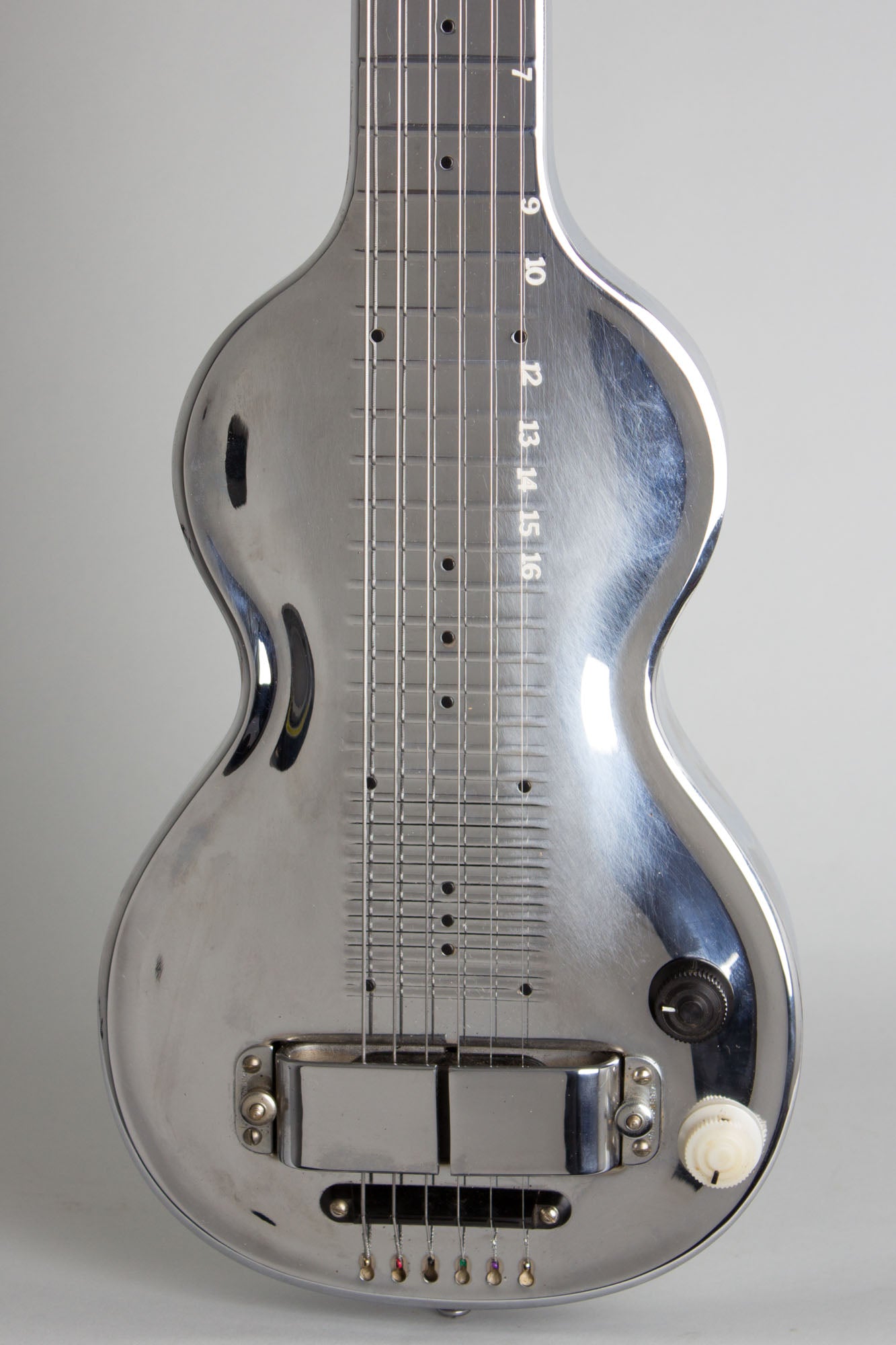 Rickenbacker Silver Hawaiian Lap Steel Electric Guitar (1939)
