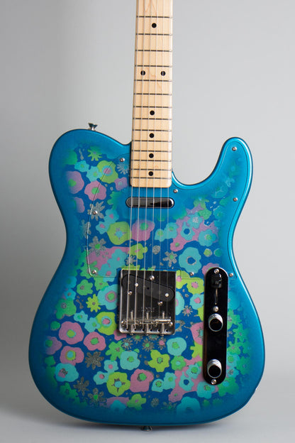 Fender Blue Floral Telecaster Solid Body Electric Guitar (2017)