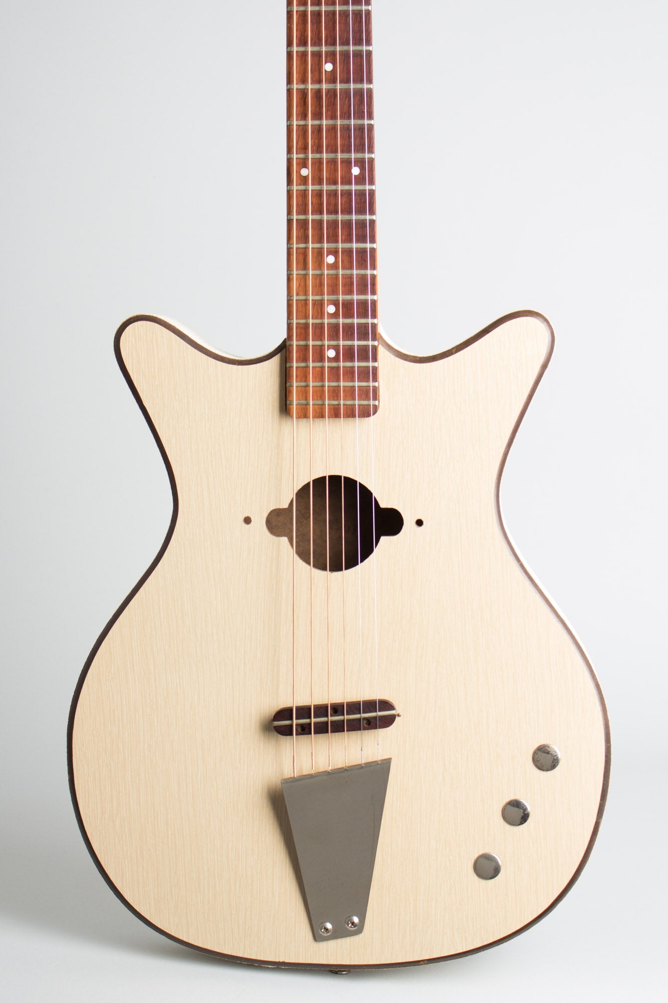 Danelectro Convertible Model 5005 owned by Vinnie Bell Flat Top Acoustic Guitar (1965)