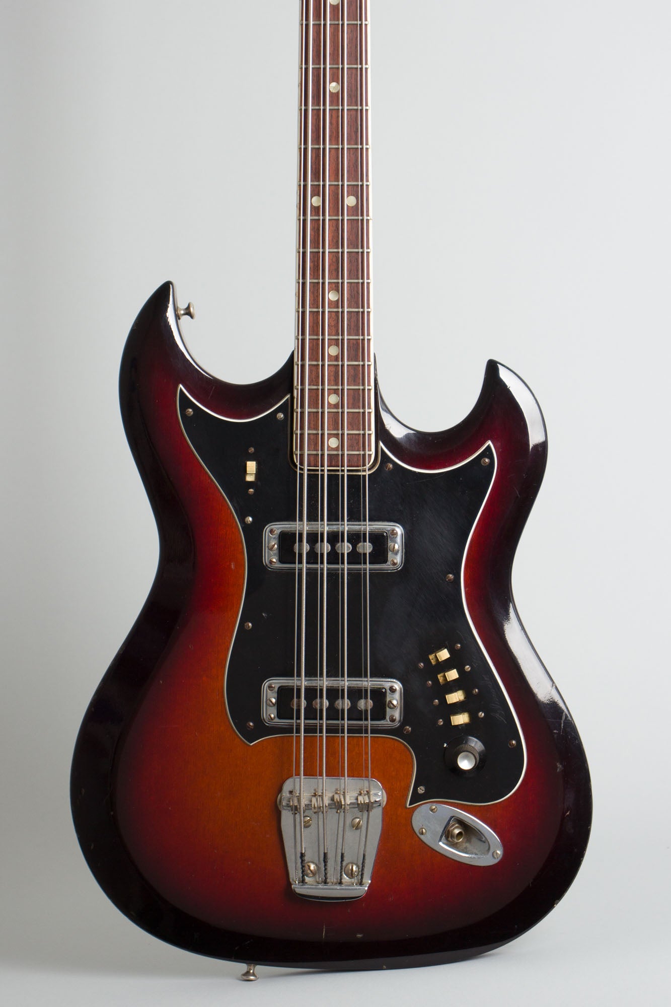 Hagstrom H-8 8-String Bass Solid Body Electric Bass Guitar (1968)