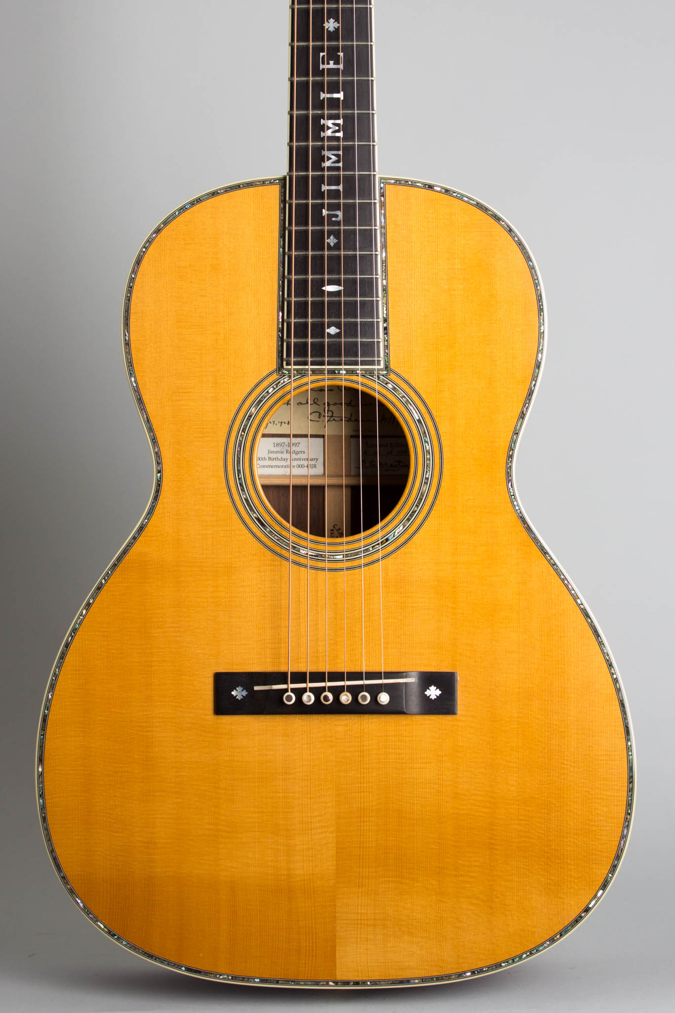 C. F. Martin 000-45 Jimmie Rodgers Flat Top Acoustic Guitar (1997)