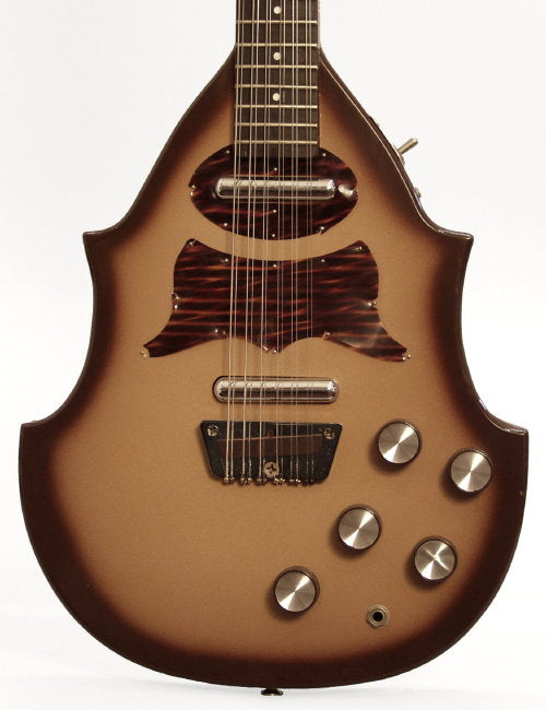 Danelectro Bellzouki 2-pickup model 7020 12 String Semi-Hollow Body Electric Guitar (1961)