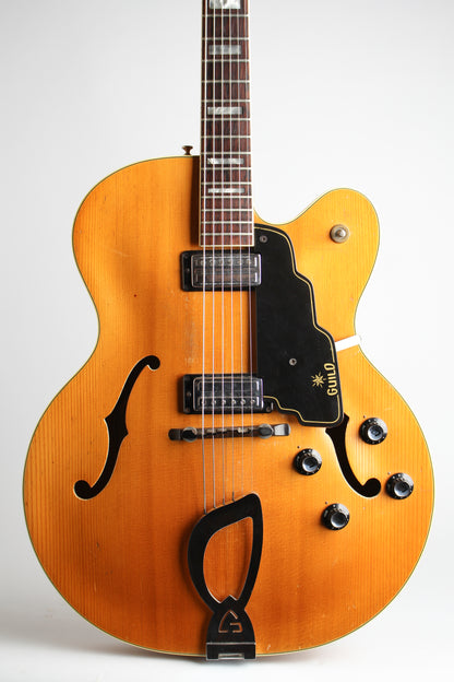 Guild X-175 BL Arch Top Hollow Body Electric Guitar (1966)