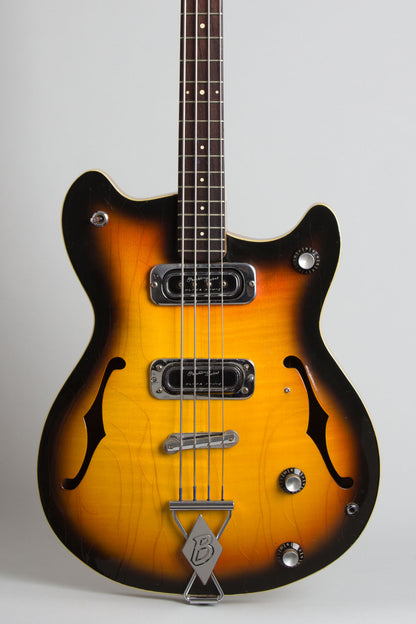 Burns Baldwin GB-66 Hollow Body Electric Bass Guitar (1966)