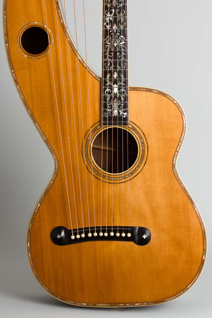 Larson Brothers Dyer Symphony Style 8 5-Bass Harp Guitar (1910)