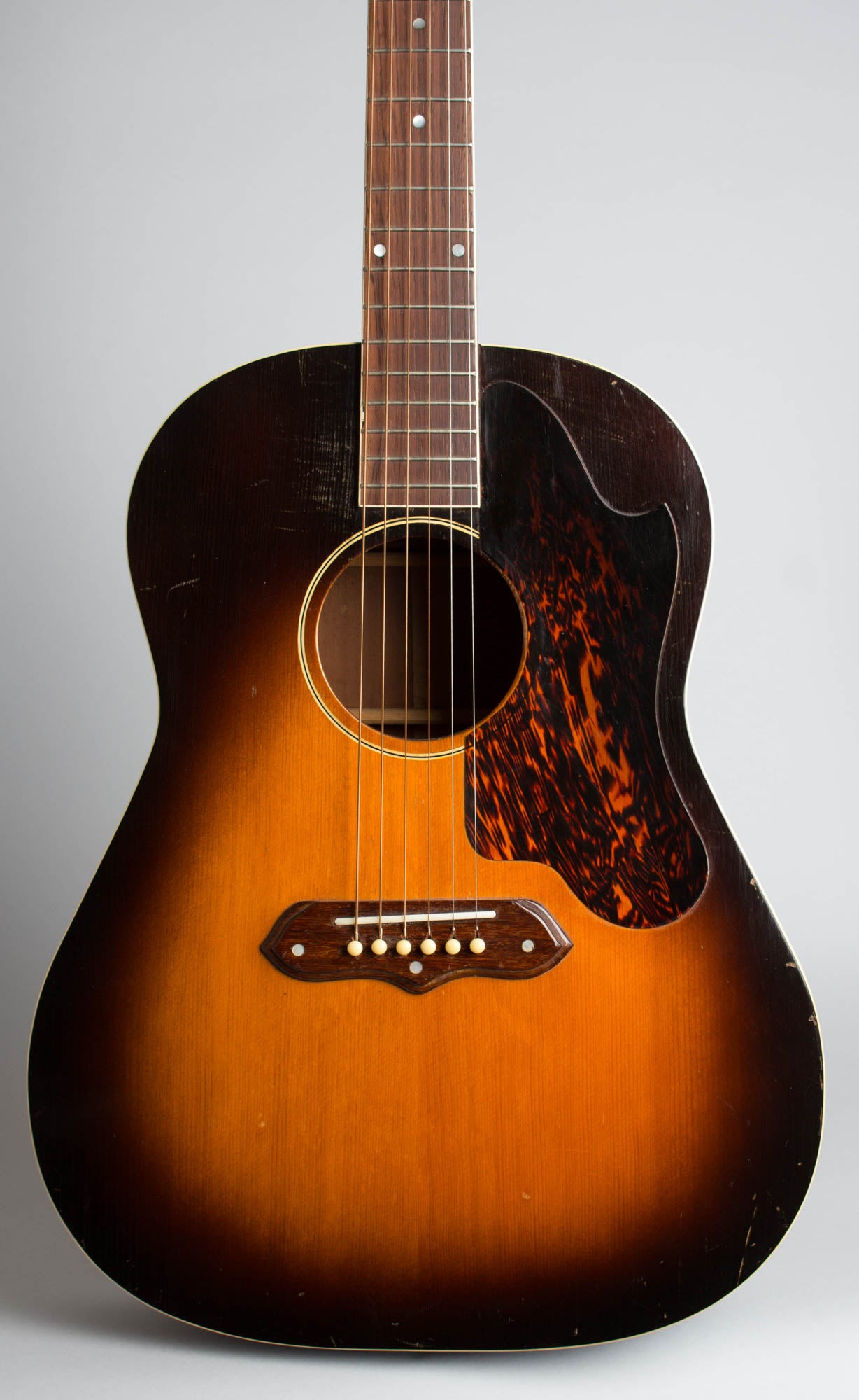 Gibson Recording King Ray Whitley Jumbo Model 1028 Flat Top Acoustic Guitar (1940)
