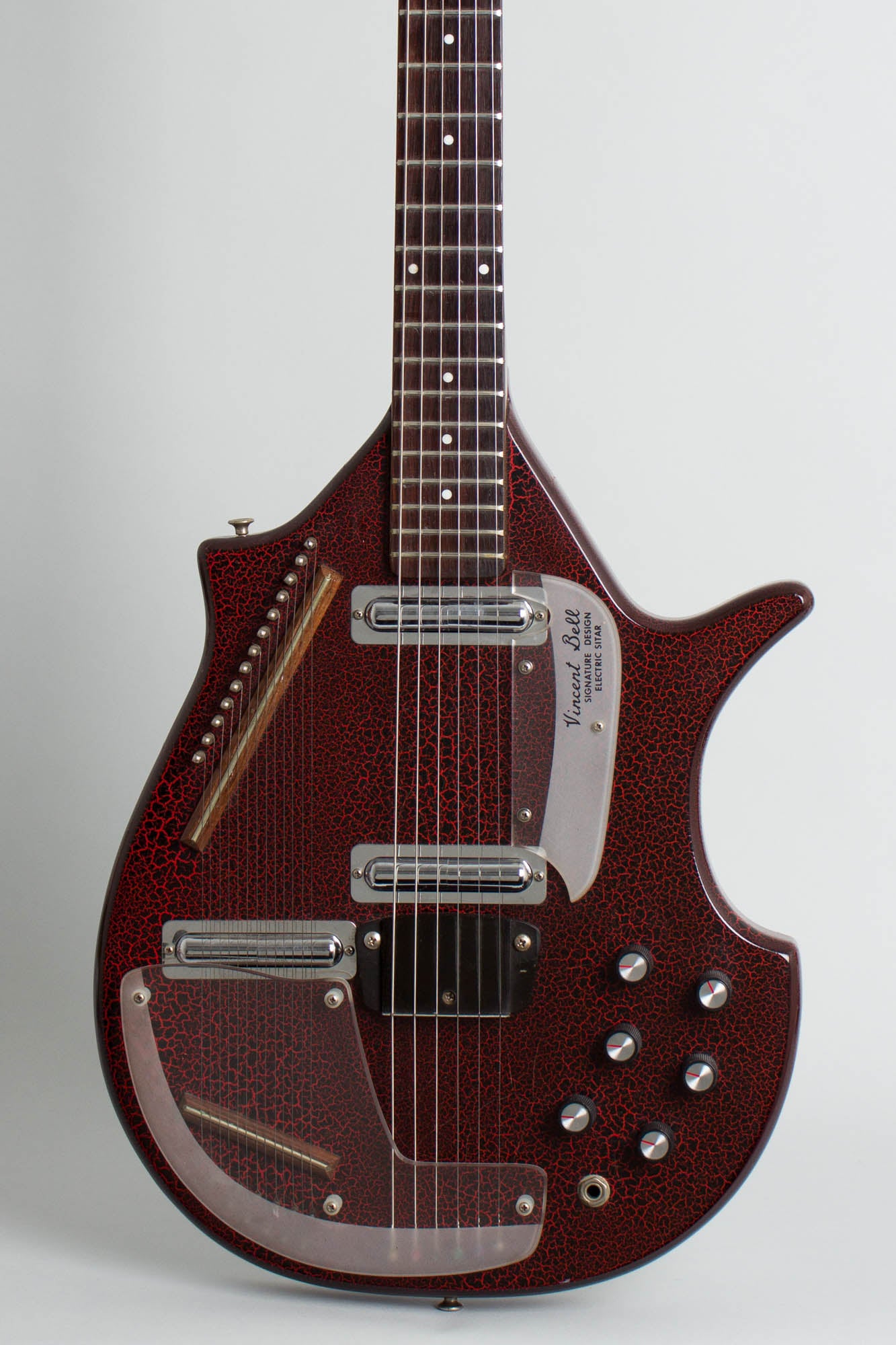 Danelectro Coral Vincent Bell Sitar Semi-Hollow Body Electric Guitar (1968)
