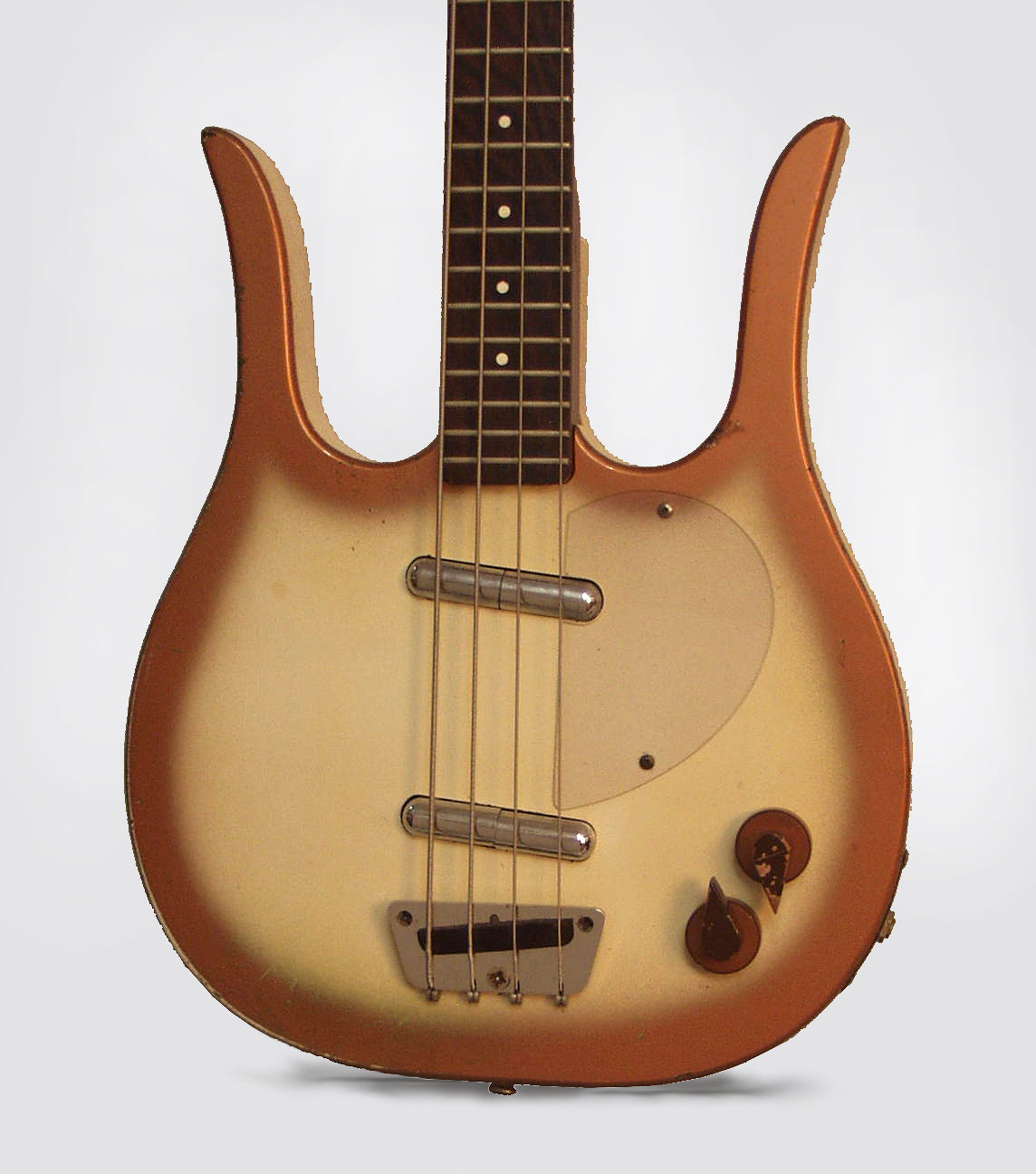 Danelectro Longhorn Model 4423 Electric Bass Guitar (1965)