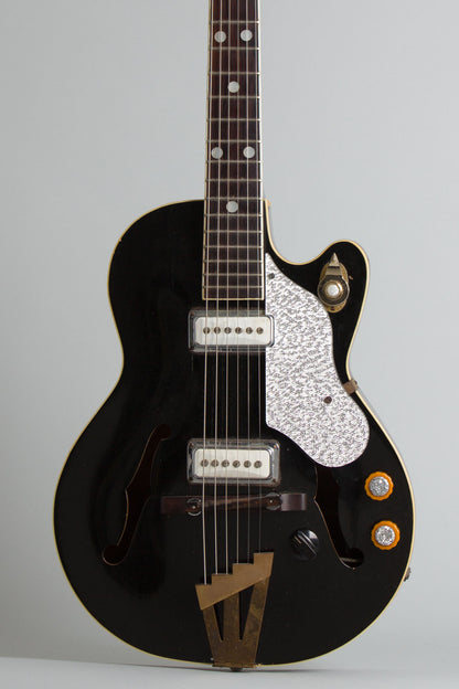 Premier Bantam Deluxe E-706 Arch Top Hollow Body Electric Guitar (1960)