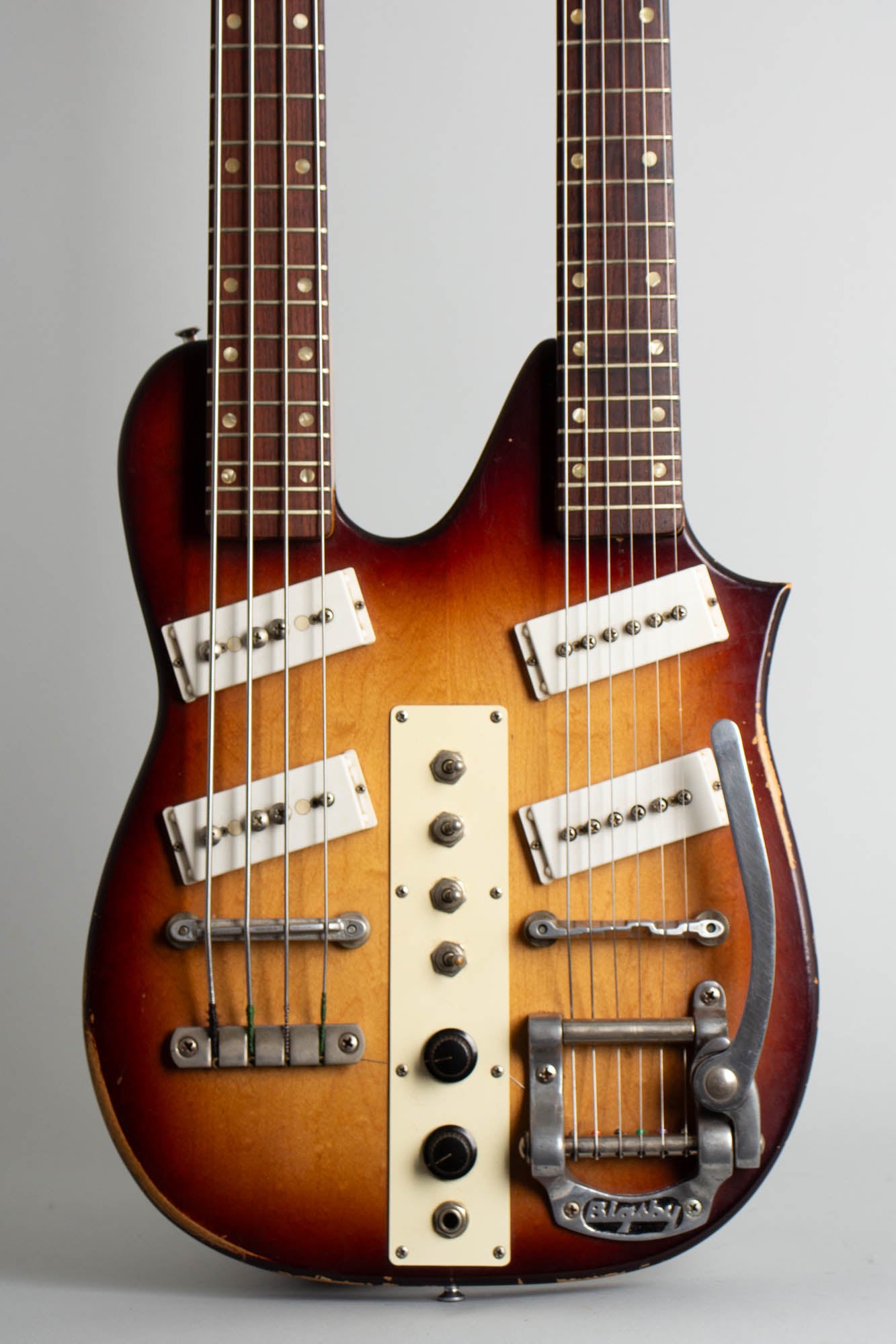Carvin #4 BS Double Neck Bass & Guitar Solid Body Electric Guitar (1966)