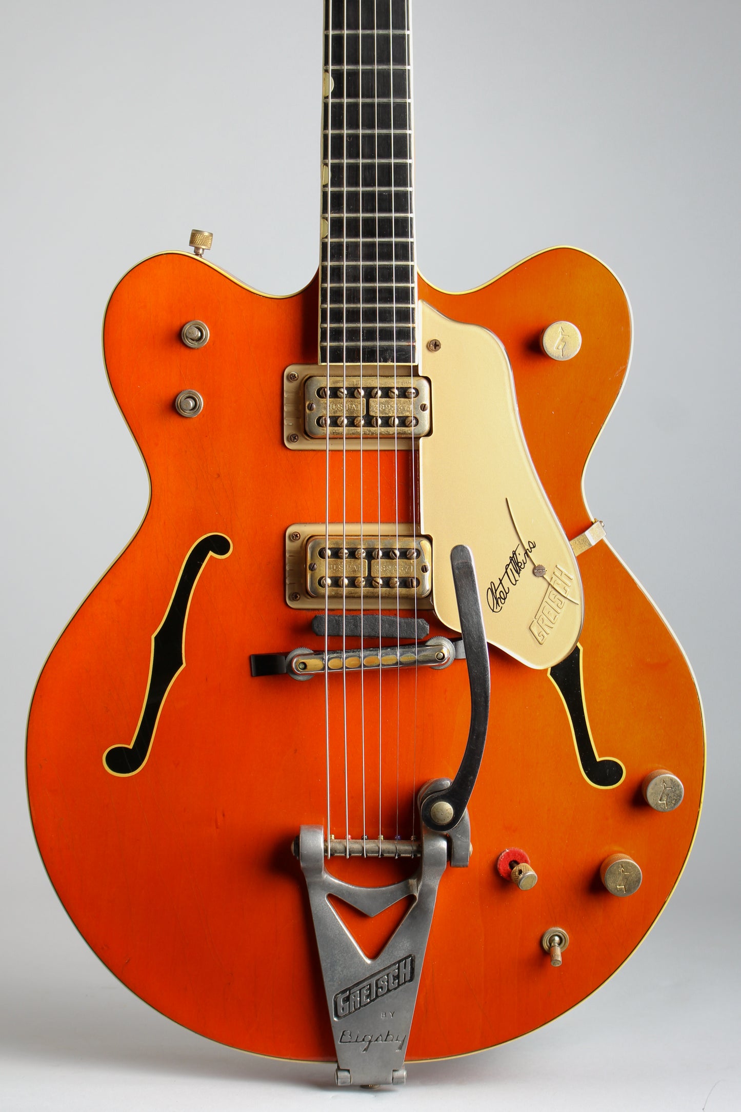 Gretsch Model 6120 Chet Atkins Hollowbody Thinline Hollow Body Electric Guitar (1964)