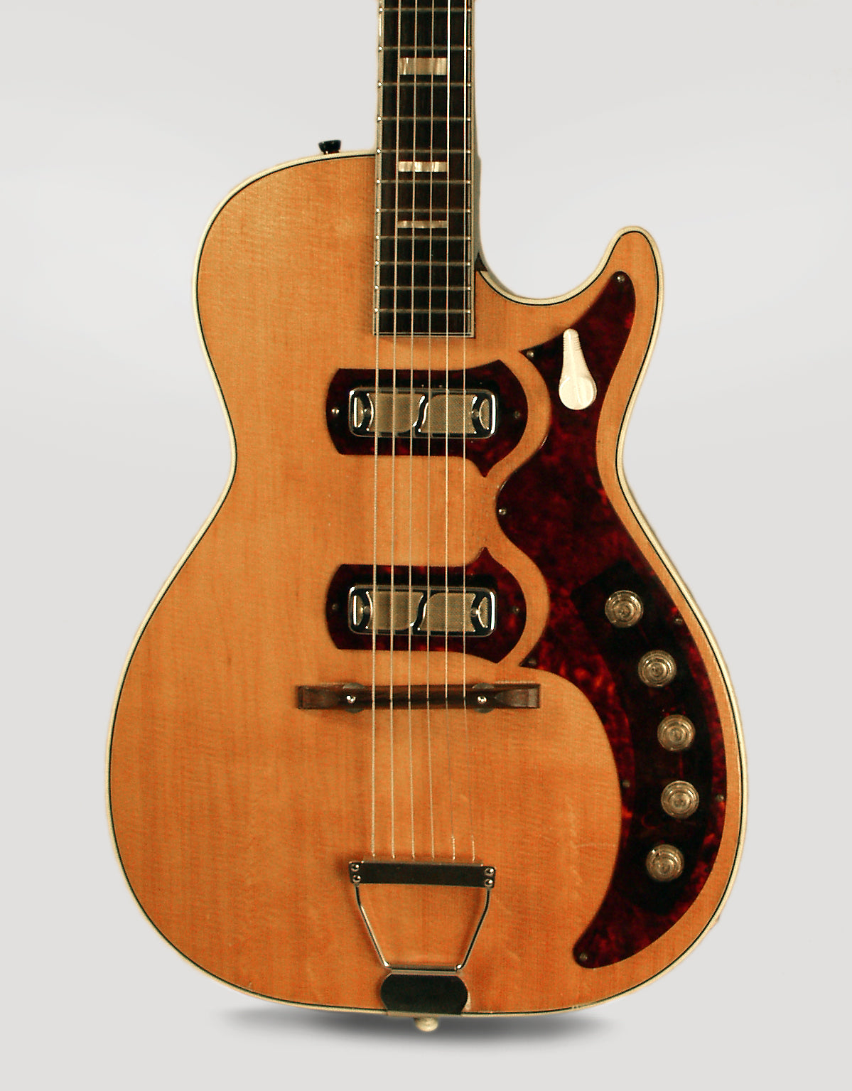Harmony Stratotone Jupiter H-49 Semi-Hollow Body Electric Guitar (1962)