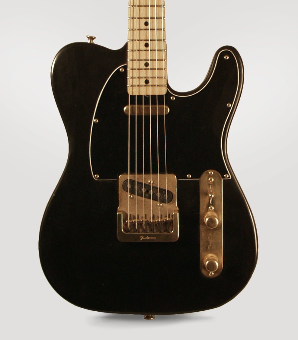 Fender Black and Gold Limited Edition Telecaster Solid Body Electric Guitar (1982)
